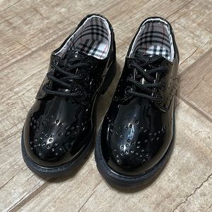 Unisex Toddler Patent Leather Oxford shoes